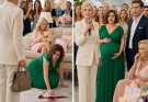 During my daughter’s baby shower, I walked in to find her on her hands and knees scrubbing spilled wine off the rug.